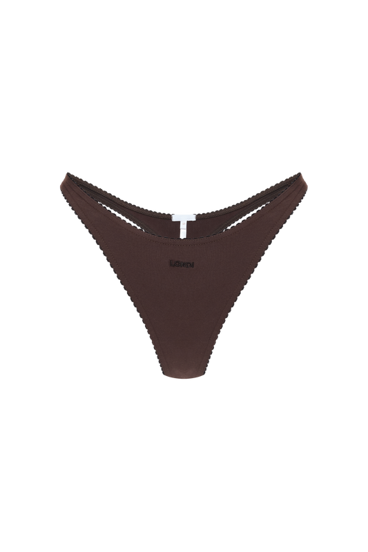 Basic Thong in Brown