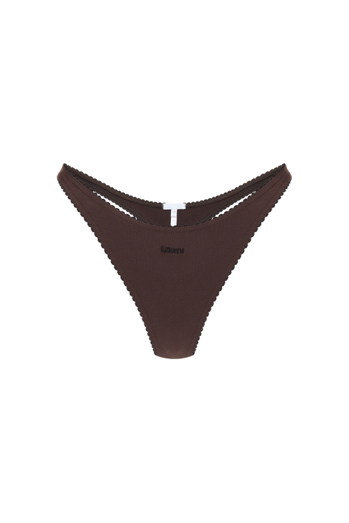 Basic Thong in Brown