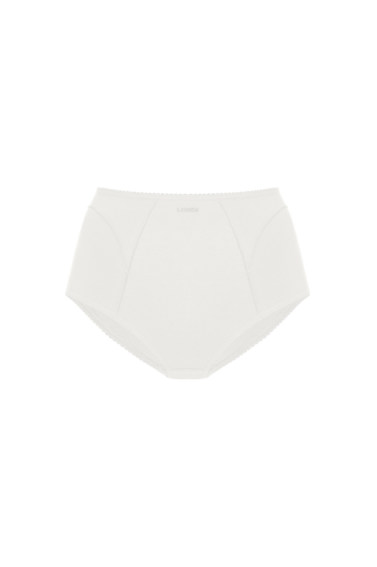 High-Waisted Briefs in White