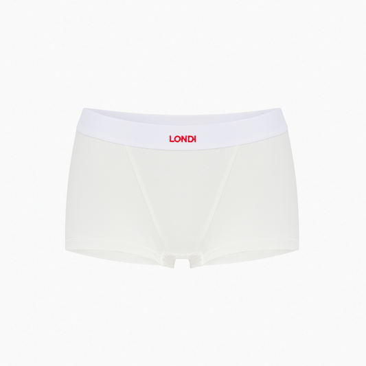 Soft Boyshorts in White