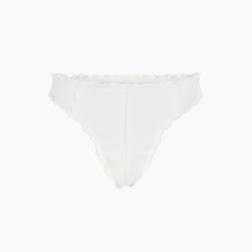 Thong in White