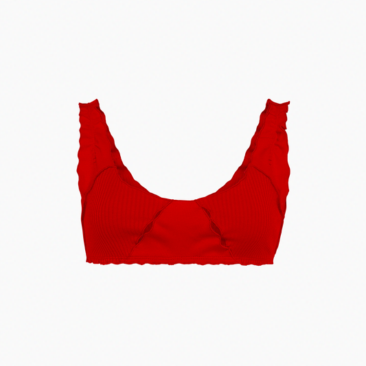 Draped Top in Red