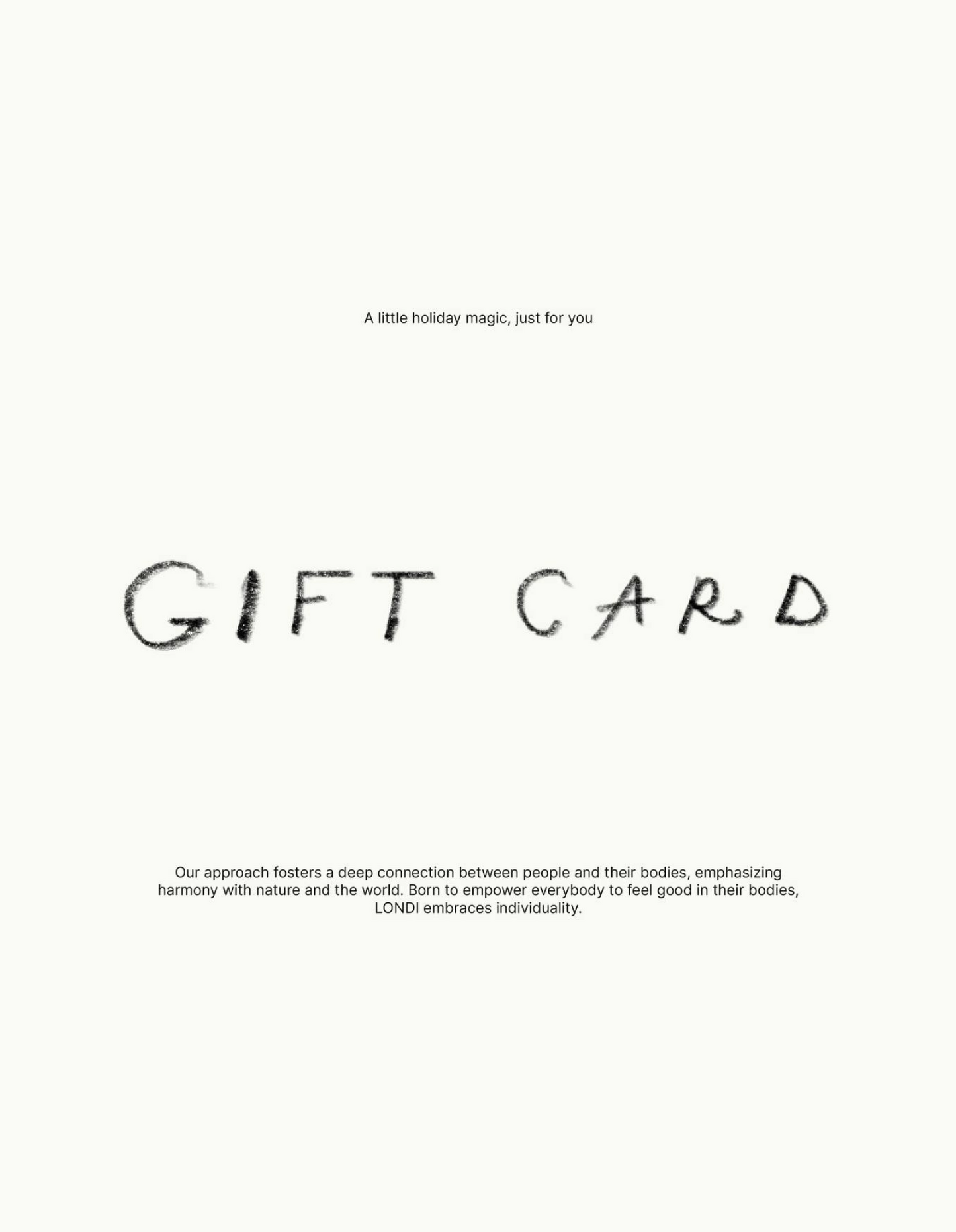 Online Gift Card