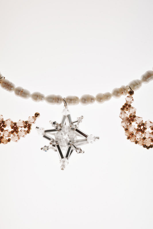 Necklace LONDI Moon and Stars