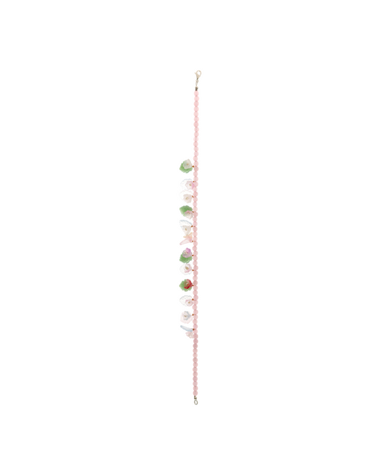 Necklace Glass Flowers