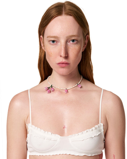 Necklace Pink Bouquet