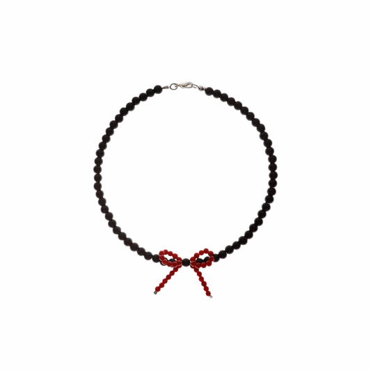 Necklace Biblioteque Red Bow