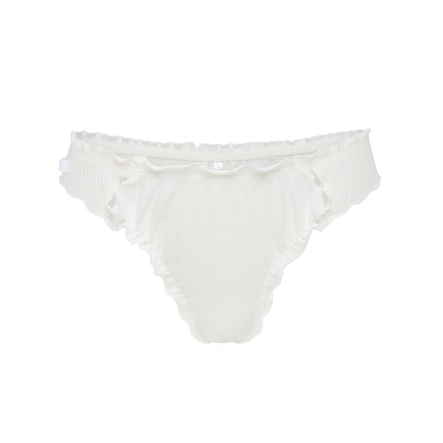 Wavy Tanga in White