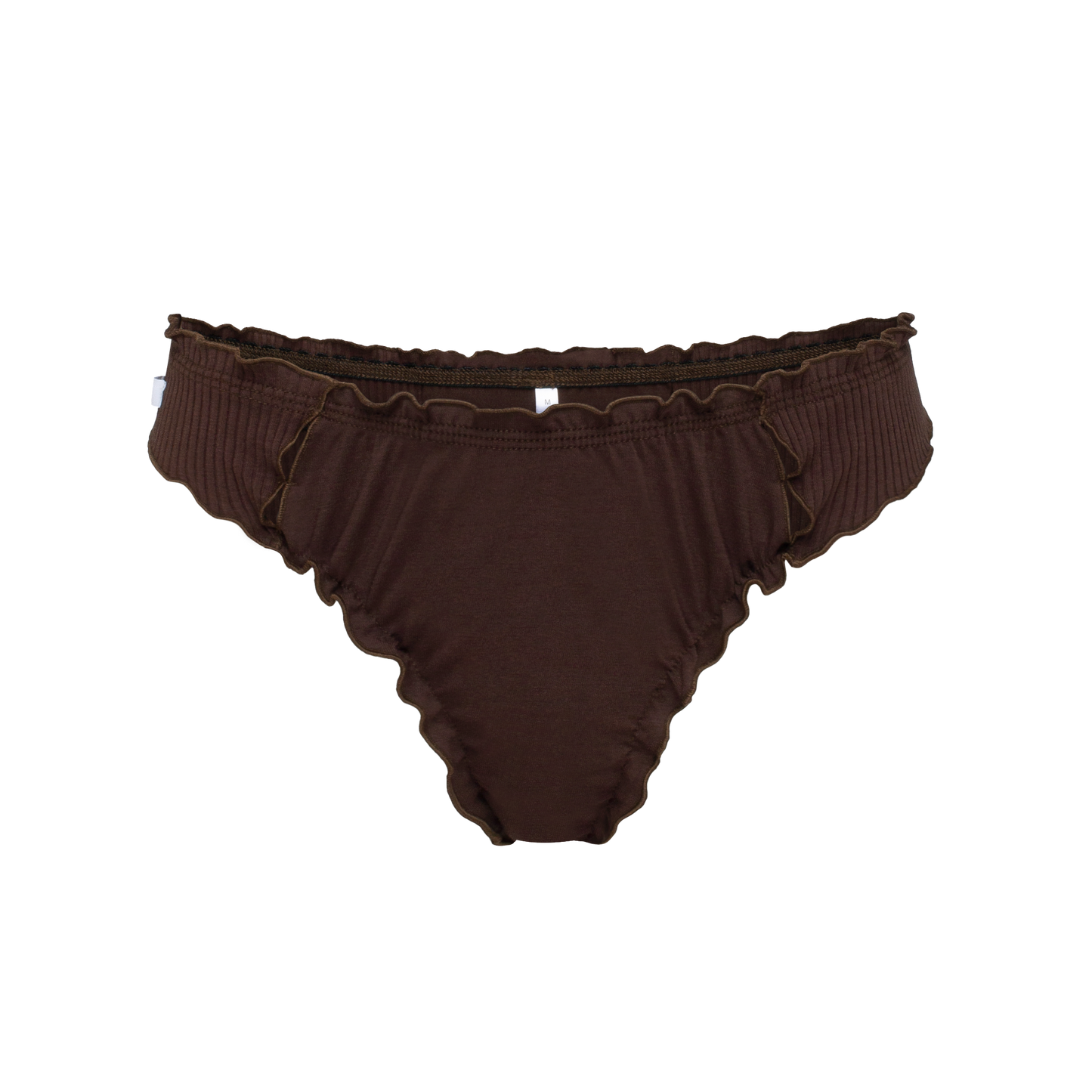 Wavy Tanga in Brown