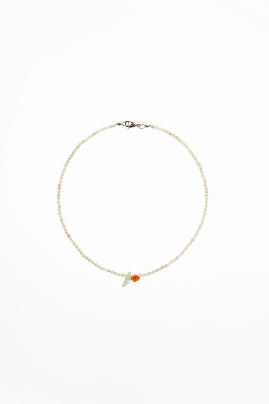 Necklace Rose Mother-of-Pearl