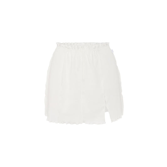 Wavy Skirt in White