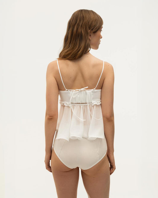 Top with Wave in White