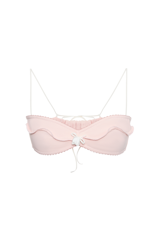Bralette with Wave in Pink