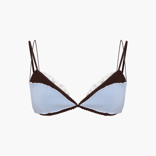 Bra with Layers in Blue