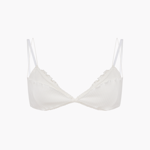 Bra with Layers in White