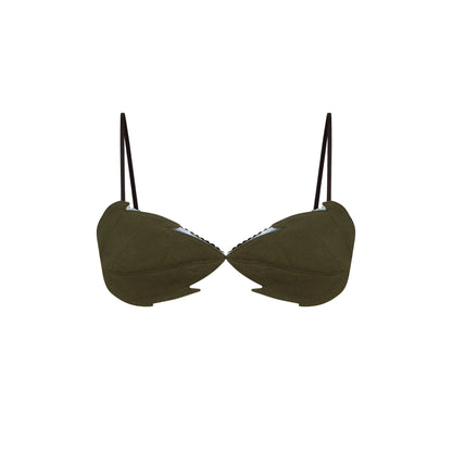Bra with Leaves Multicolor