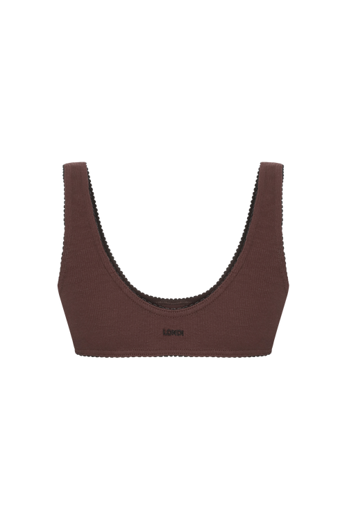 Basic Bralette in Brown