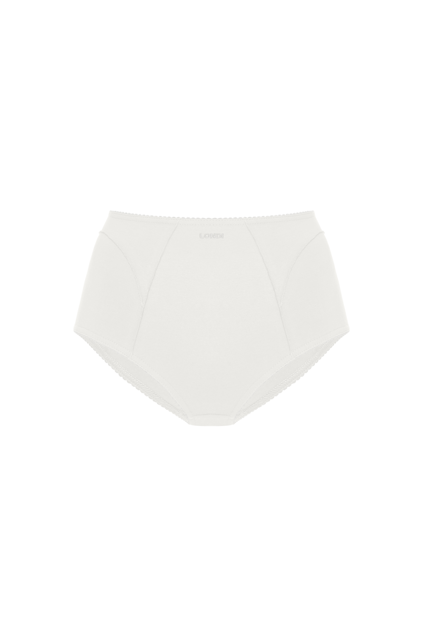 High-Waisted Briefs in White