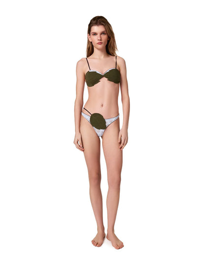 Bra with Leaves Multicolor