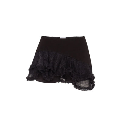 Double Skort in Black