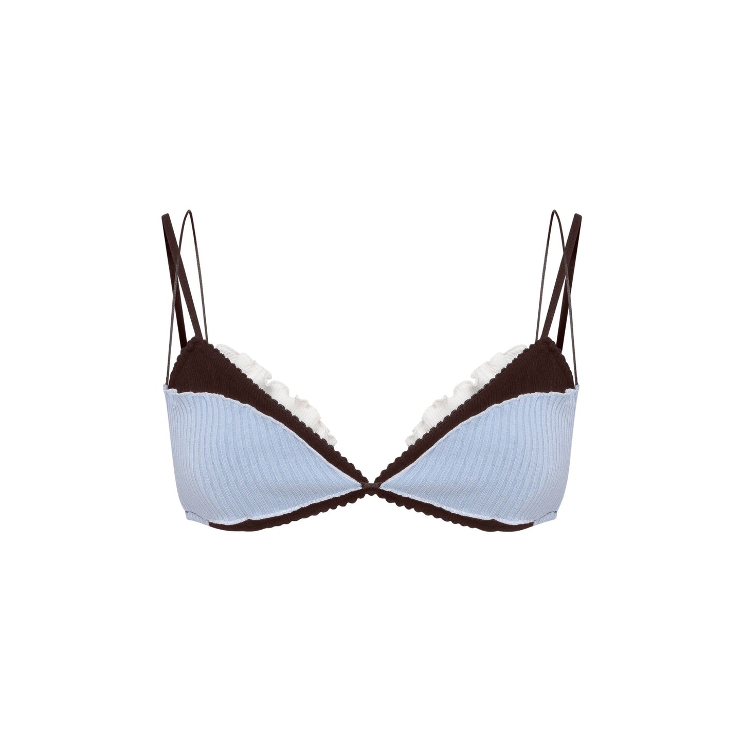 Bra with Layers in Blue