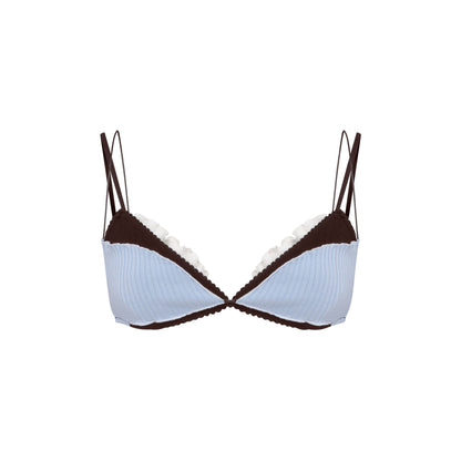 Bra with Layers in Blue