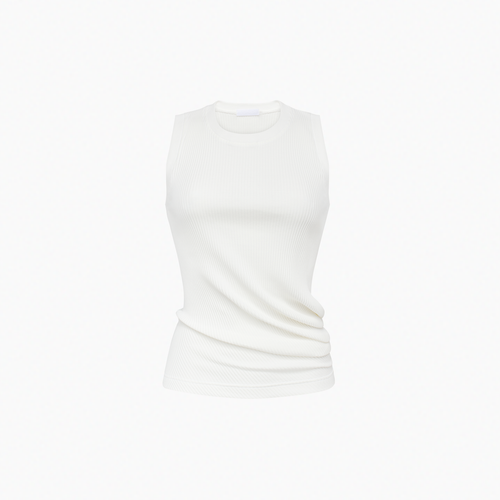 Black Undershirts Women White Asymmetrical Tops  