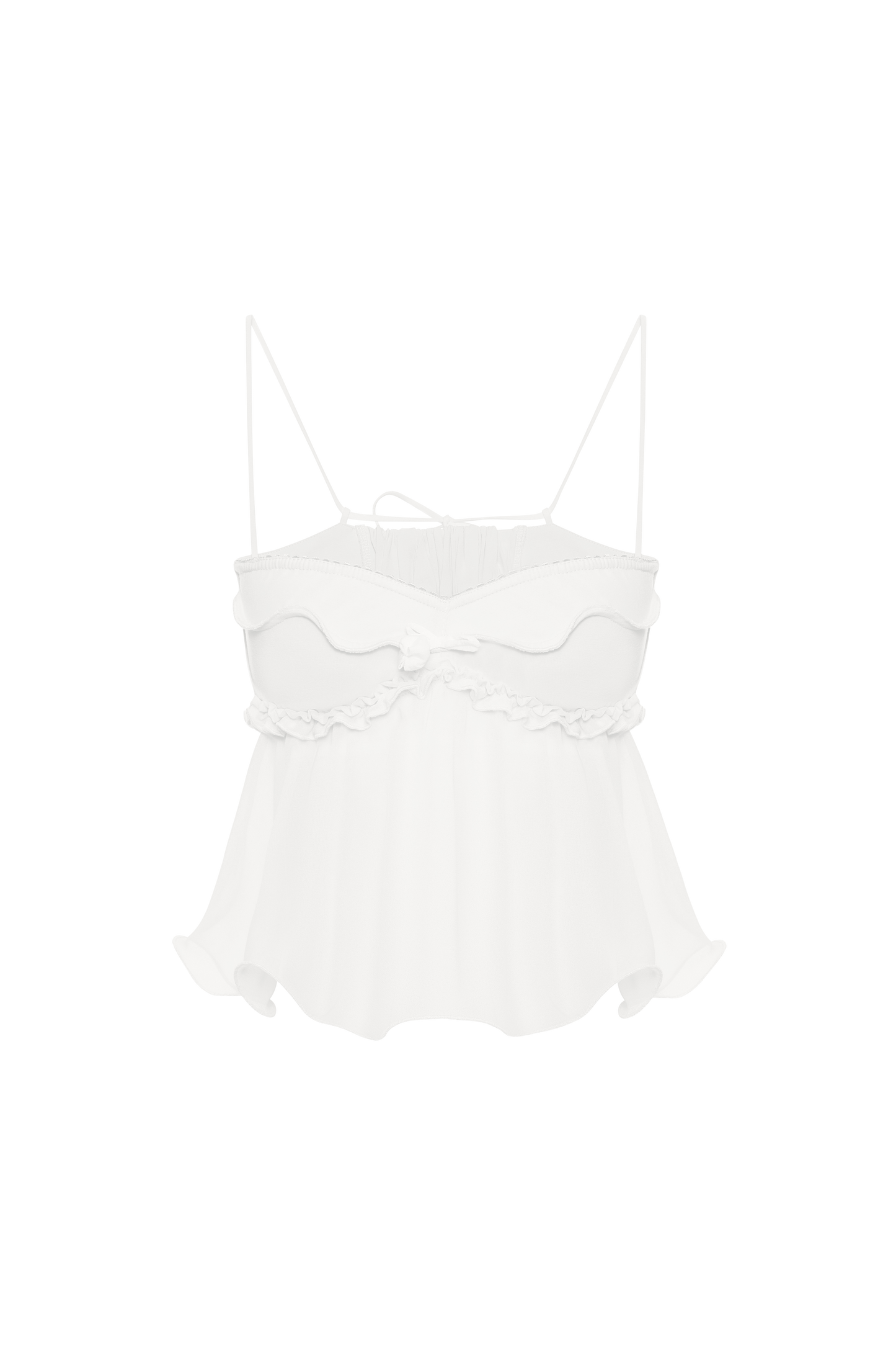 Top with Wave in White