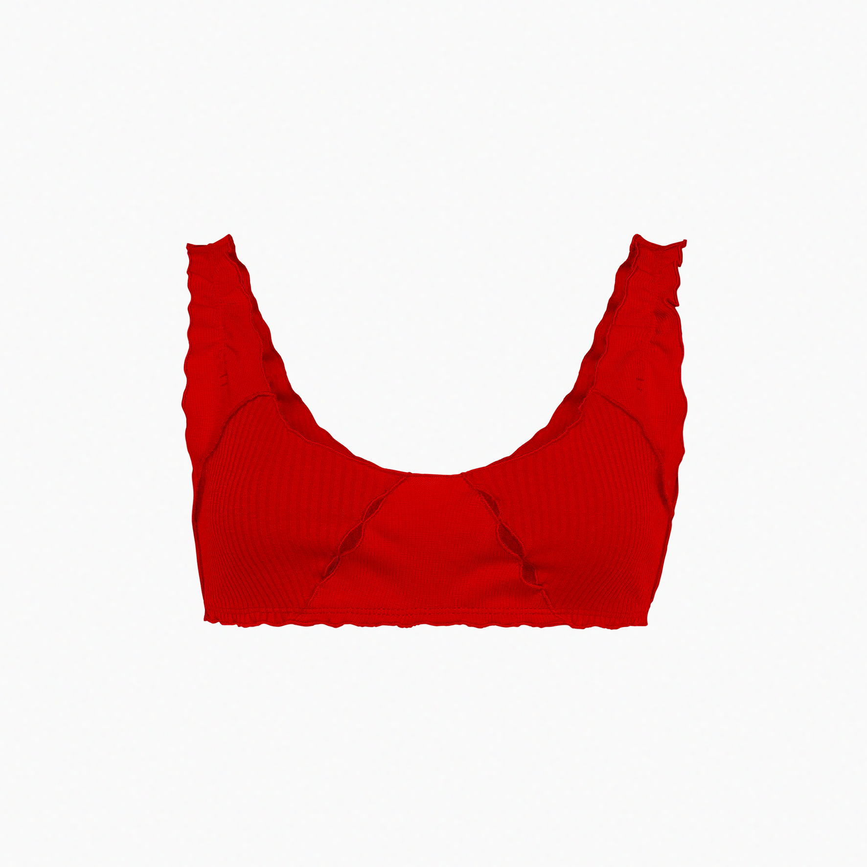 Draped Top In Red LONDI draped-top-in-red-londi