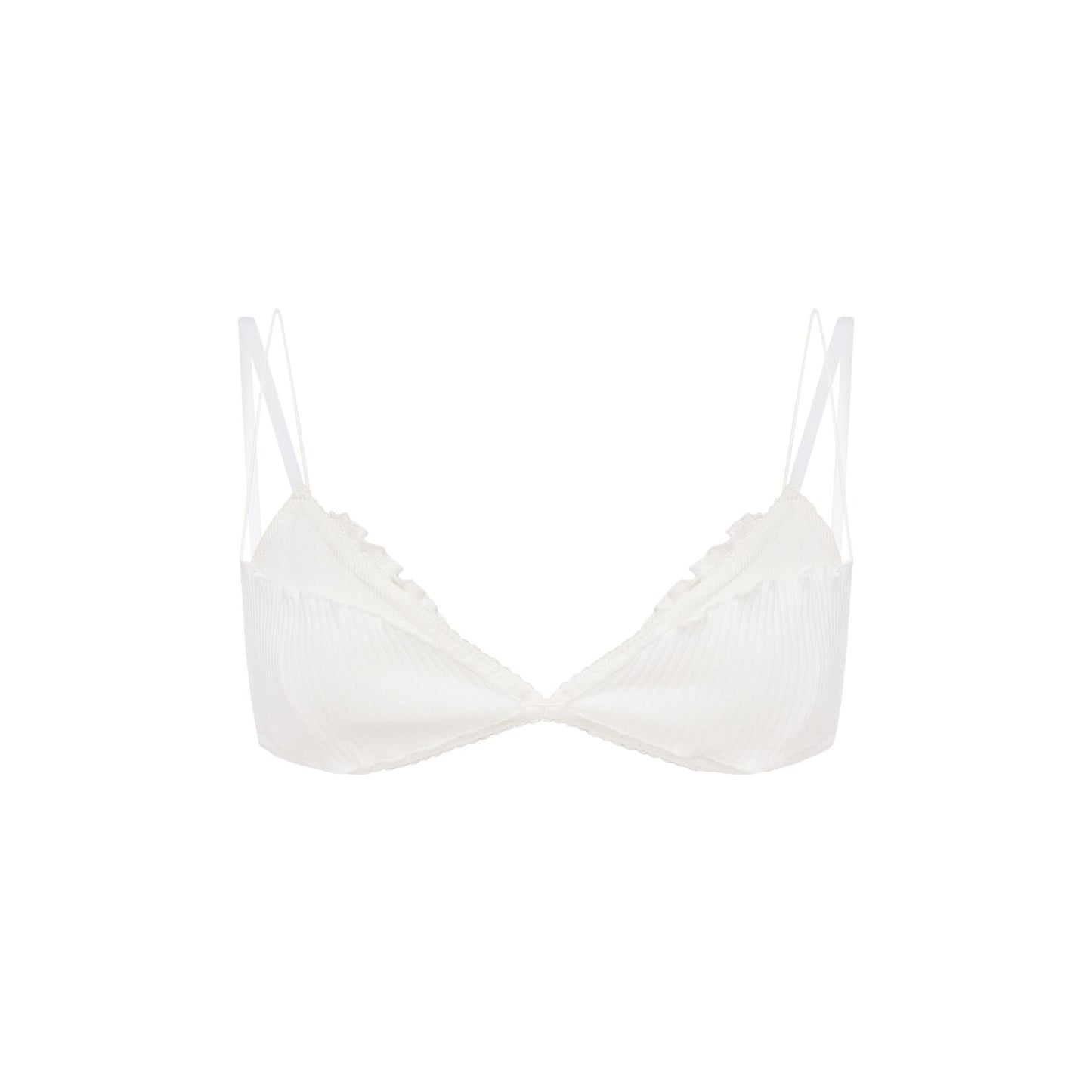 Bra with Layers in White