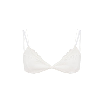 Bra with Layers in White