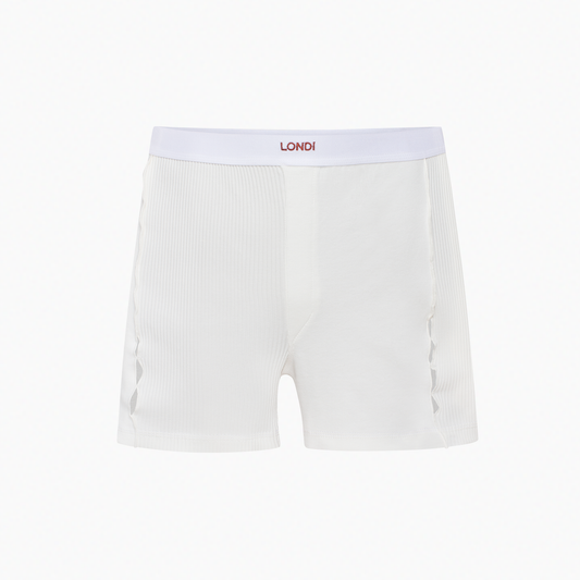 White Unisex Shorts