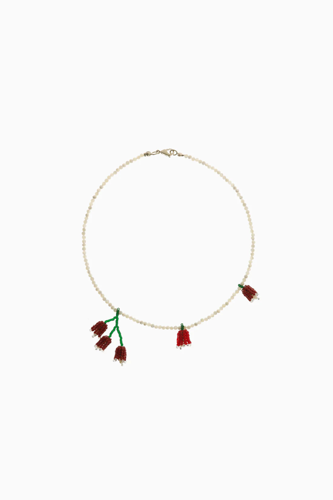 Necklace Red Bouquet