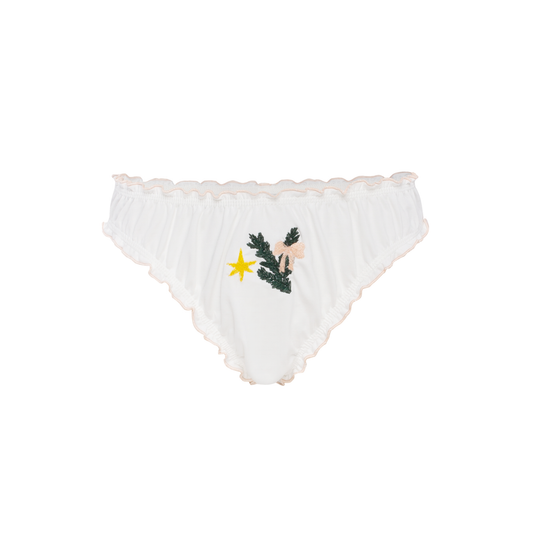 Tanga with 'Sprig' Embroidery