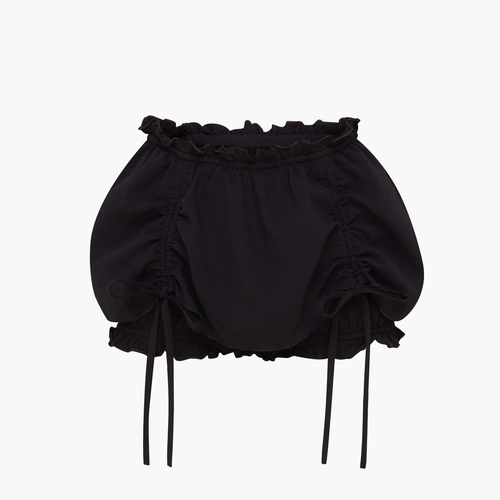 Shorts with Bows in Black
