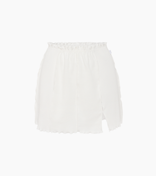 Wavy Skirt in White