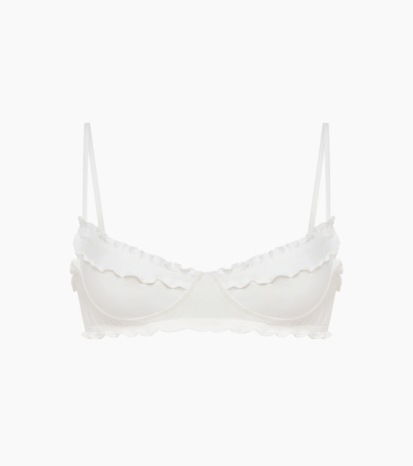 Wavy Bralette in White