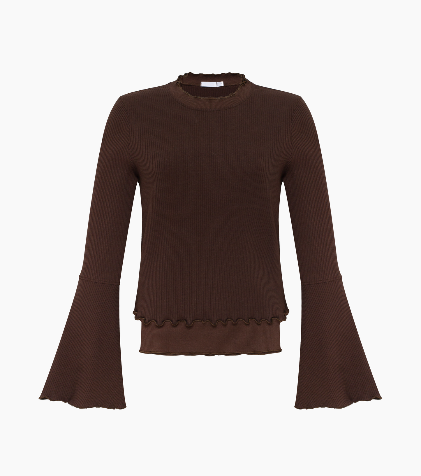 Wavy Long Sleeve in Brown