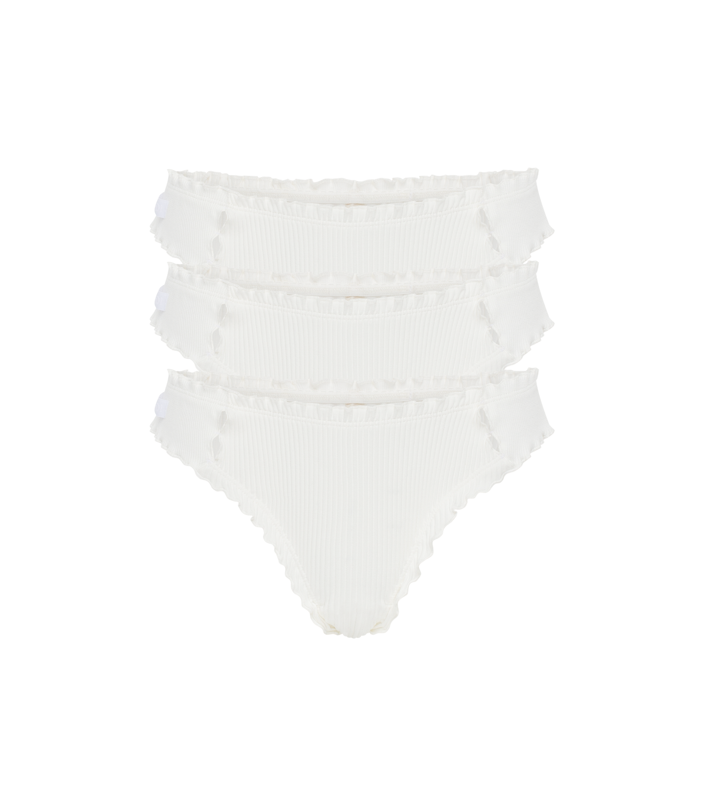 Tanga in White 3 Pcs Set