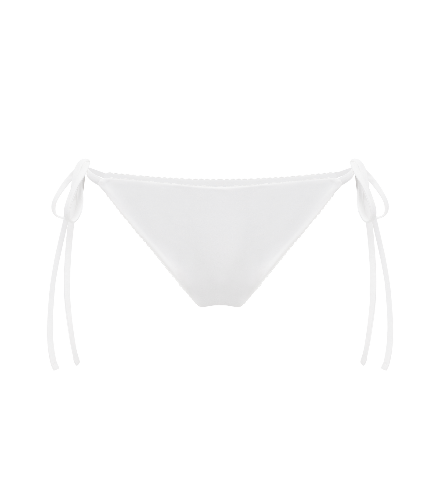 Bikini Bottoms with Ties in White
