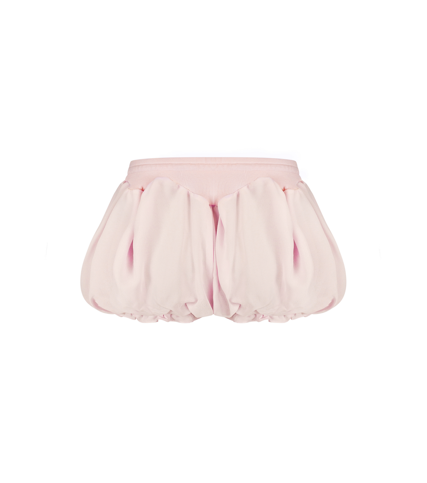 Micro Shorts with Ruffles in Pink
