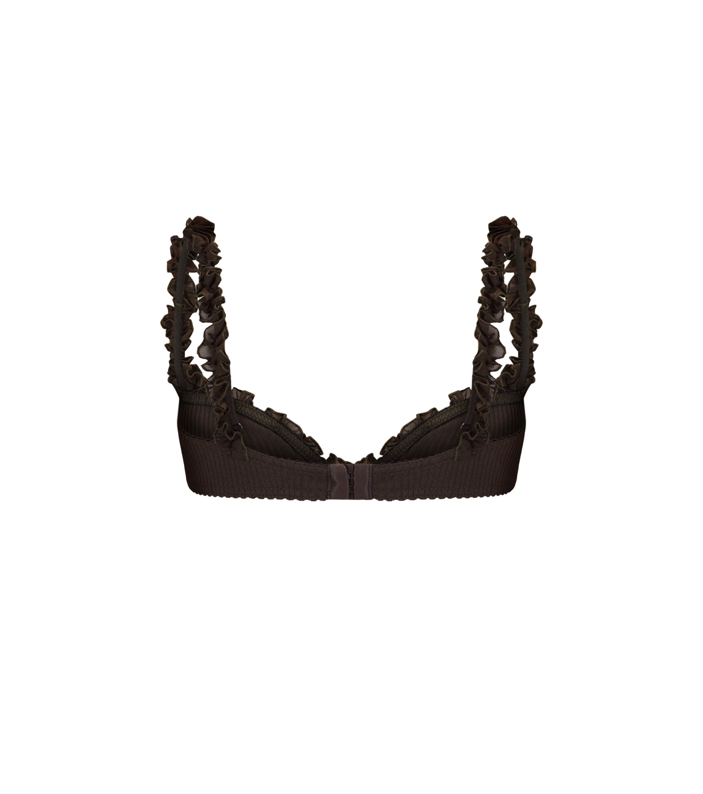 Bralette with Leaf in Brown