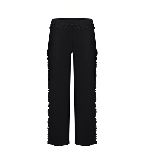 Wavy Pants in Black