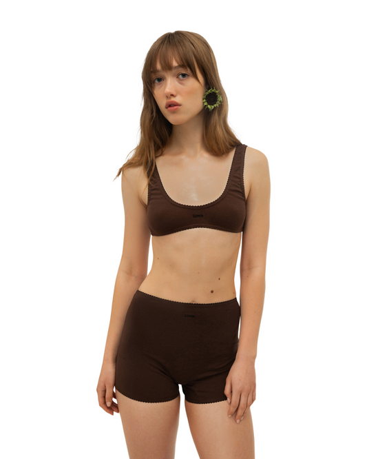 Basic Shorts in Brown