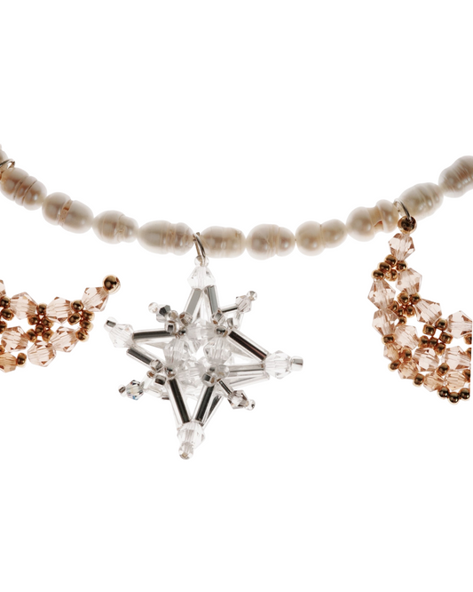 Necklace LONDI Moon and Stars