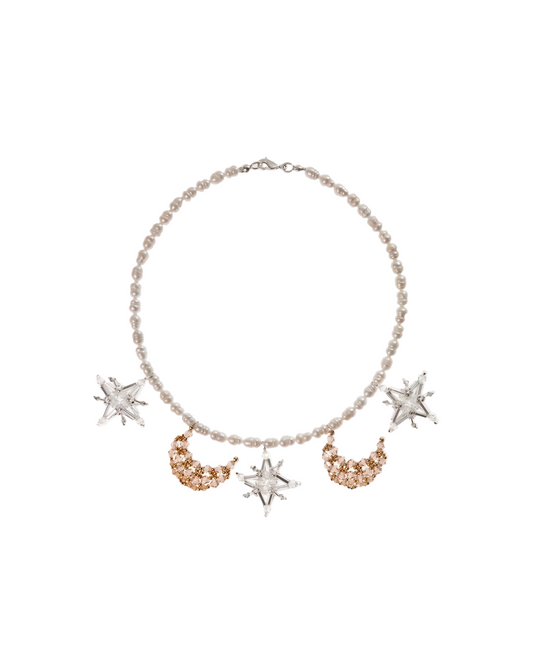Necklace LONDI Moon and Stars