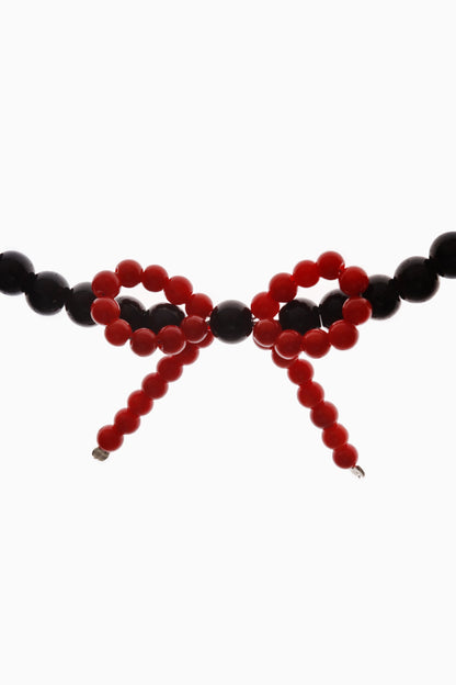 Necklace Biblioteque Red Bow