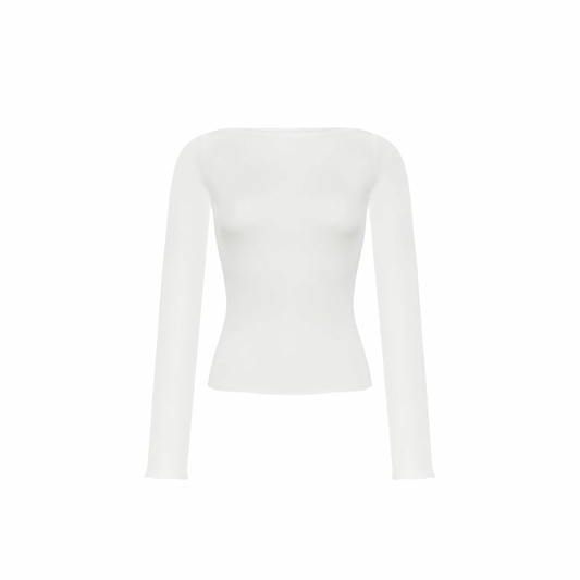 Basic Long-Sleeve in White