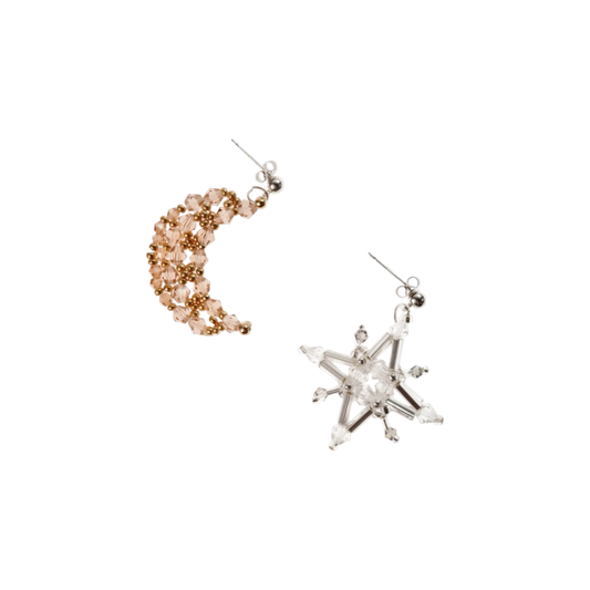 Earrings LONDI Moon and Star