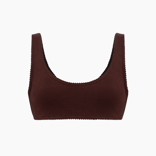 Basic Bralette in Brown